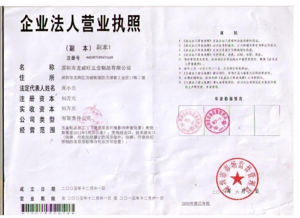 Business license